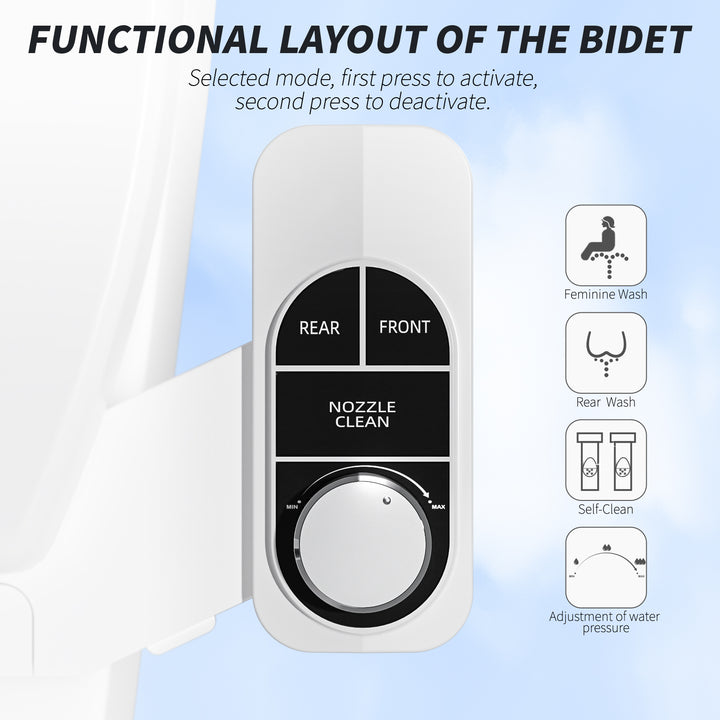 SAMODRA Non-Electric Bidet 8.0 Plus